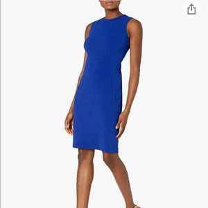 Calvin Klein royal blue sheath dress. NWT